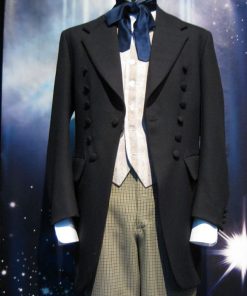 First Doctor Who William Hartnell Black Wool Coat Black Friday Sale