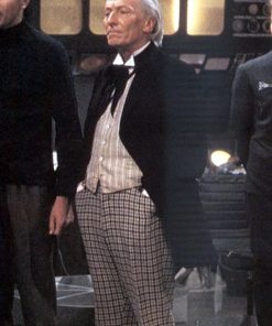 First Doctor Who William Hartnell Black Wool Coat Shop now