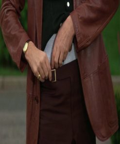 Goodfellas Henry Hill Brown Leather Blazer Black Friday Sale