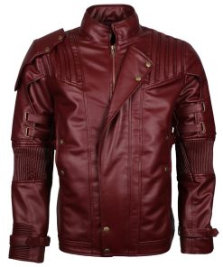 Guardians Of The Galaxy Maroon Faux Leather Jacket Black Friday Sale
