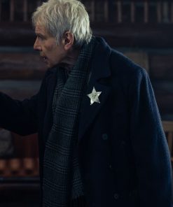 Jacob Dutton 1923 Harrison Ford Blue Pea Coat Sale