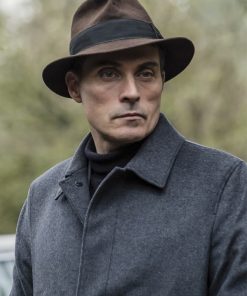 Man In The High Castle John Smith Gray Wool Coat Black Friday Sale