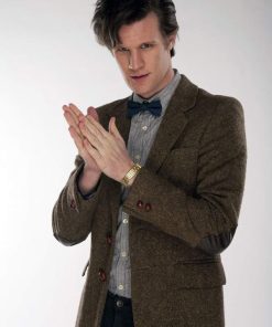 Matt Smith Eleventh Doctor Who Vintage Wool Blazer