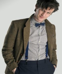 Matt Smith Eleventh Doctor Who Vintage Wool Blazer Black Friday Sale