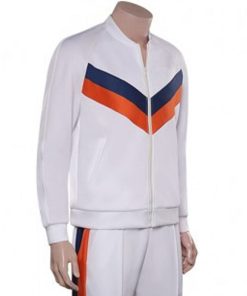 Me Time Mark Wahlberg White Fleece Tracksuit Shop now