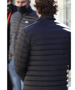 Pedro Pascal The Unbearable Weight of Massive Talent Puffer Jacket Shop now