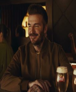 TV Commercial David Beckham Brown Wool Jacket Winter Sale
