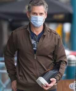 The Dry Eric Bana Brown Cotton Jacket Shop now