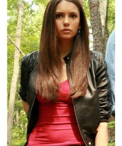 The Vampire Diaries Elena Gilbert Leather Jacket