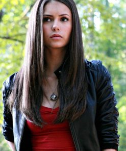 The Vampire Diaries Elena Gilbert Leather Jacket Shop now