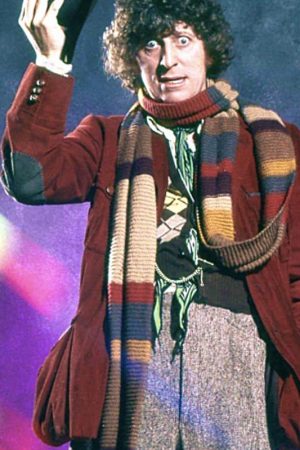 Tom Baker Fourth Doctor Who Velvet Red Jacket