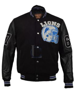 Tom Hardy Venom Detroit Lions Varsity Jacket New Year Sale