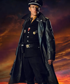 Alexander Scheer Blood And Gold Black Leather Coat