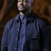 All American Taye Diggs Black Wool Jacket