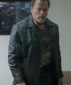 Arnold Schwarzenegger Aftermath Leather Coat