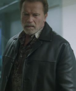 Arnold Schwarzenegger Aftermath Leather Coat Buy now