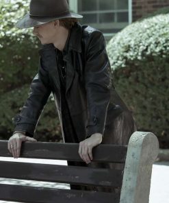 Benny Watts The Queen’s Gambit Black Leather Coat Hot Sale