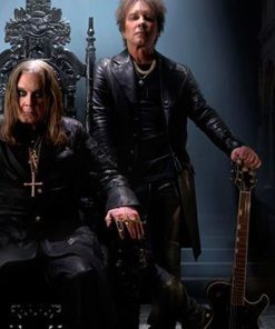 Billy Morrison Project Black Leather Coat Shop now