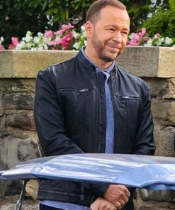 Blue Bloods S13 Danny Reagan Black Leather Jacket Black Friday Sale