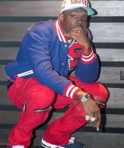 Bobby Shmurda Varsity Letterman Wool Jacket on Sale