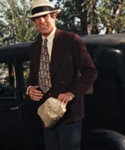 Bonnie and Clyde Barrow Brown Wool Pea Coat Shop now