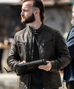 Brandon Lessard Classified Black Leather Jacket