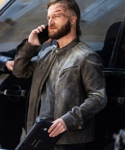 Brandon Lessard Classified Black Leather Jacket Celebrity Outfits