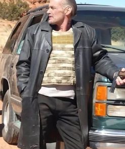 Breaking Bad Jack Welker Black Leather Coat on Sale
