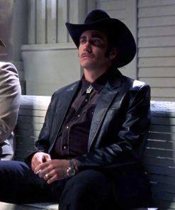 Brokeback Mountain Jake Gyllenhaal Leather Blazer