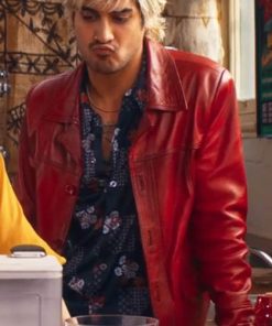 Choose Love Rex Galier Red Leather Jacket Black Friday Sale