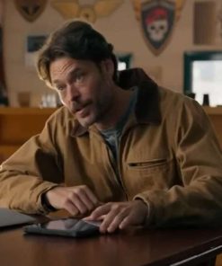Christopher Backus Dirty Angels Brown Cotton Jacket Shop now