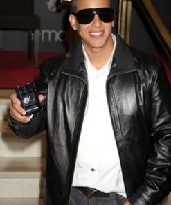 Daddy Yankee Classic Black Leather Jacket Shop now