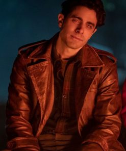 Damon Daunno Interview With The Vampire Brown Leather Coat Celebrity Outfits