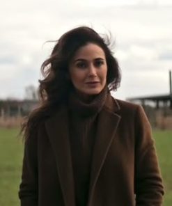 Elizabeth Tulloch Superman and Lois S02 Wool Coat Shop now