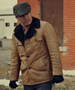 Fargo Dodd Gerhardt Tan Fur Leather Jacket Easter Sale