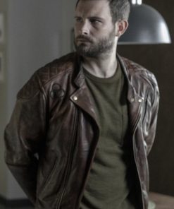 Felix Carlucci The Walking Dead World Beyond Brown Jacket Halloween Costumes