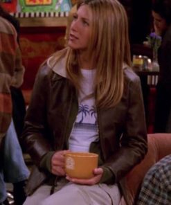Friends S06 Rachel Green Classic Leather Jacket Black Friday Sale