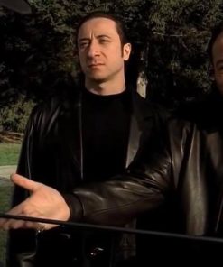 Furio Giunta The Sopranos Black Leather Blazer Shop now