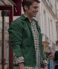 Gabriel Emily In Paris Green Cotton Jacket Black Friday Sale