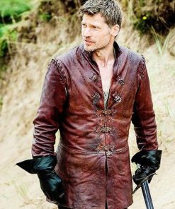 Game of Thrones Jaime Lannister Brown Leather Jacket Easter Sale