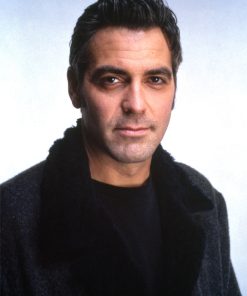 George Clooney Out of Sight Gray Wool Coat Celebrity Outfits