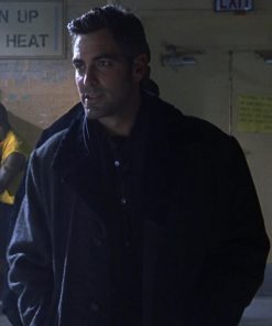 George Clooney Out of Sight Gray Wool Coat Easter Sale