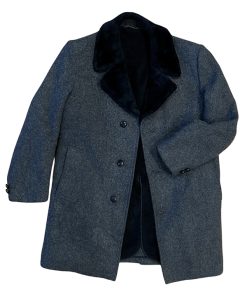 George Clooney Out of Sight Gray Wool Coat Free Shipping UK USA Canada