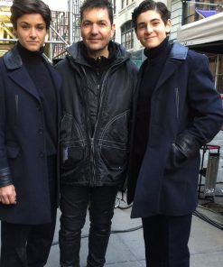 Gotham Bruce Wayne Blue Wool Coat Celebrity Outfits
