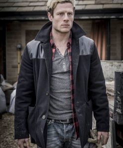 Happy Valley 5 James Norton Black Wool Jacket