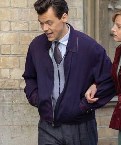 Harry Styles My Policeman Blue Cotton Jacket Shop now