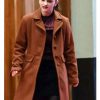 Hawkeye 2021 Lila Barton Brown Wool Coat