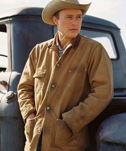 Heath Ledger Brokeback Mountain Cotton Jacket Black Friday Sale