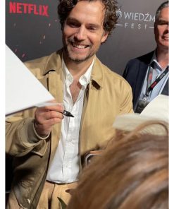 Henry Cavill In The Grey 2025 Brown Cotton Jacket Gifts For Him