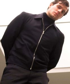 Henry Cavill Napoleon Black Cotton Jacket